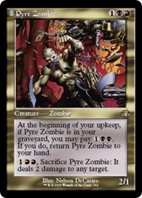 Pyre Zombie (Retro Frame), Dominaria Remastered