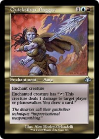 Quicksilver Dagger (Retro Frame), Dominaria Remastered