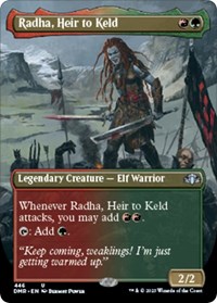 Radha, Heir to Keld (Borderless), Dominaria Remastered