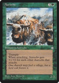 Aurochs, Ice Age
