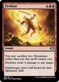 Fireblast, Dominaria Remastered