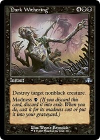 Dark Withering (Retro Frame), Dominaria Remastered