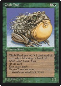 Chub Toad, Ice Age