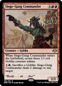Siege-Gang Commander, Dominaria Remastered