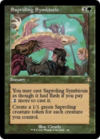 Saproling Symbiosis (Retro Frame), Dominaria Remastered