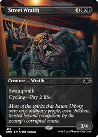 Street Wraith (Borderless), Dominaria Remastered
