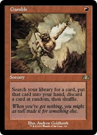 Gamble (Retro Frame), Dominaria Remastered