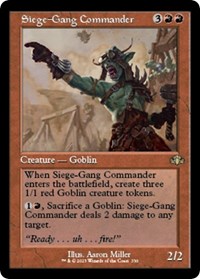 Siege-Gang Commander (Retro Frame), Dominaria Remastered
