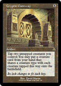 Cryptic Gateway (Retro Frame), Dominaria Remastered