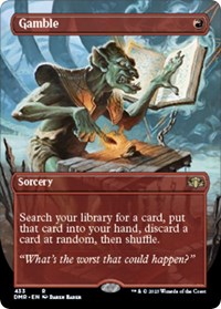 Gamble (Borderless), Dominaria Remastered