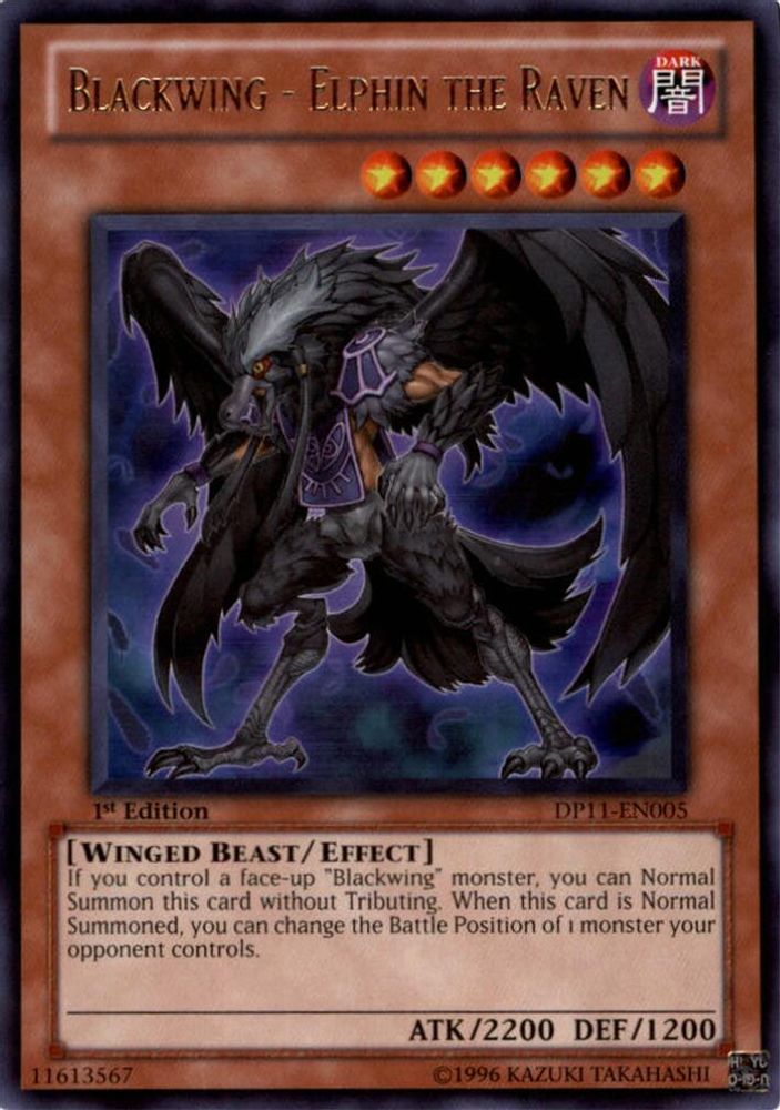 Blackwing - Elphin the Raven, 1st-edition, front