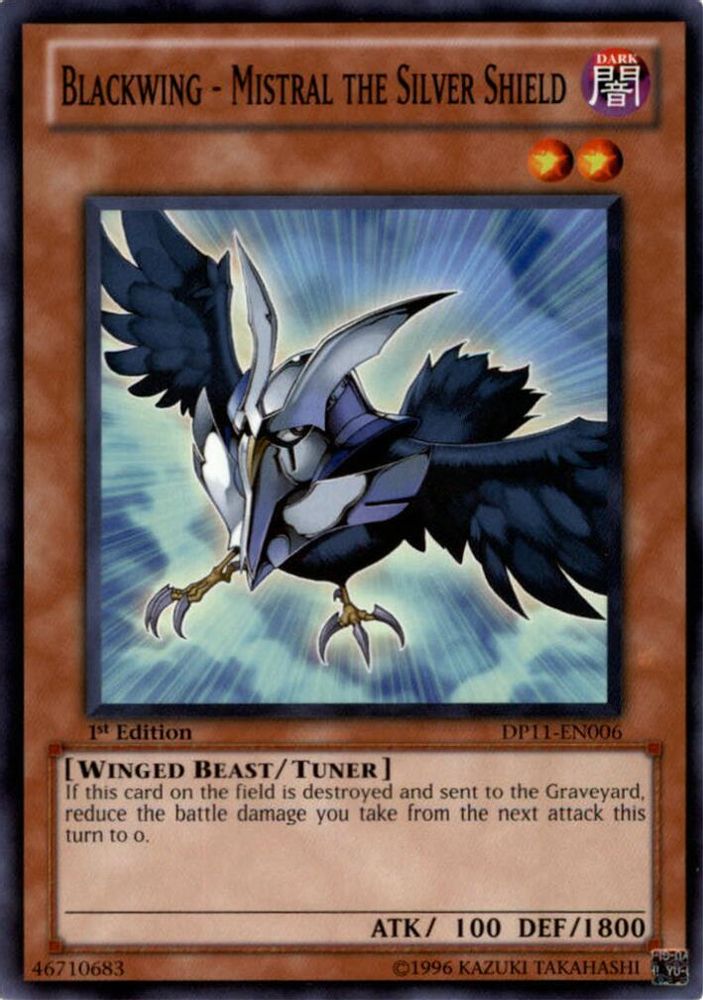 Blackwing - Mistral the Silver Shield, 1st-edition, front
