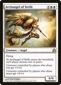 Archangel of Strife, Commander