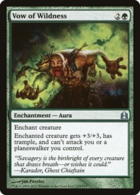 Vow of Wildness, Commander
