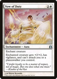 Vow of Duty, Commander