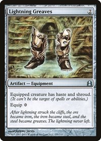 Lightning Greaves, Commander
