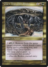 Giant Trap Door Spider, Ice Age