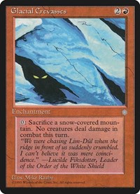 Glacial Crevasses, Ice Age