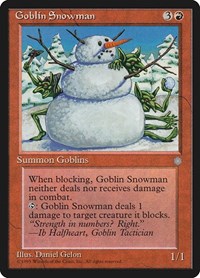 Goblin Snowman, Ice Age