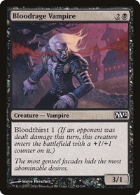 Bloodrage Vampire, Magic 2012 (M12)