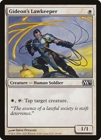 Gideon's Lawkeeper, Magic 2012 (M12)