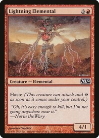 Lightning Elemental, Magic 2012 (M12)