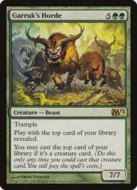 Garruk's Horde, Magic 2012 (M12)
