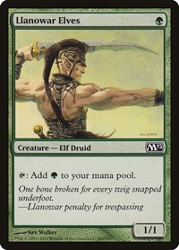 Llanowar Elves, Magic 2012 (M12)