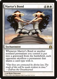 Martyr's Bond, Commander