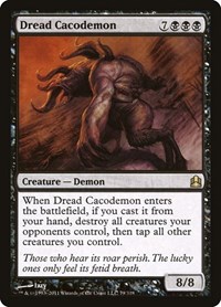 Dread Cacodemon, Commander