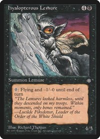 Hyalopterous Lemure, Ice Age