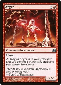 Anger, Commander