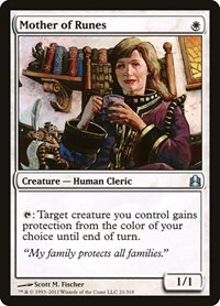 Mother of Runes, Commander