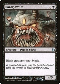 Razorjaw Oni, Commander