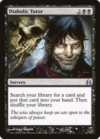 Diabolic Tutor, Commander