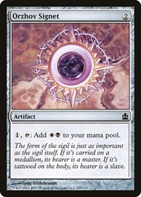 Orzhov Signet, Commander