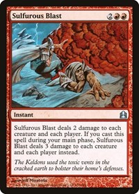 Sulfurous Blast, Commander