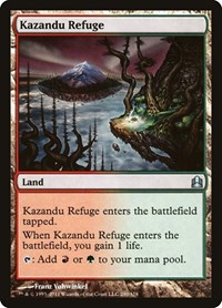Kazandu Refuge, Commander
