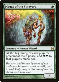 Magus of the Vineyard, Commander