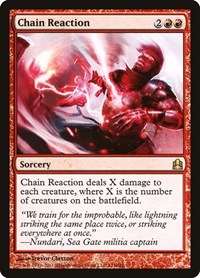 Chain Reaction, Commander
