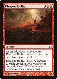 Disaster Radius, Commander