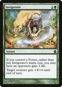 Invigorate, Commander