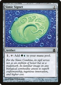 Simic Signet, Commander