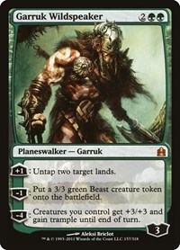 Garruk Wildspeaker, Commander