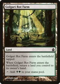 Golgari Rot Farm, Commander