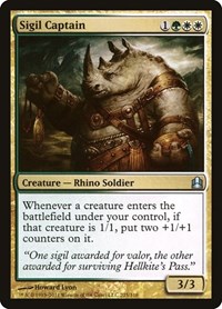 Sigil Captain, Commander