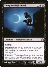 Vampire Nighthawk, Commander