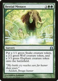 Bestial Menace, Commander