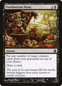 Footbottom Feast, Commander