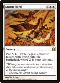 Storm Herd, Commander